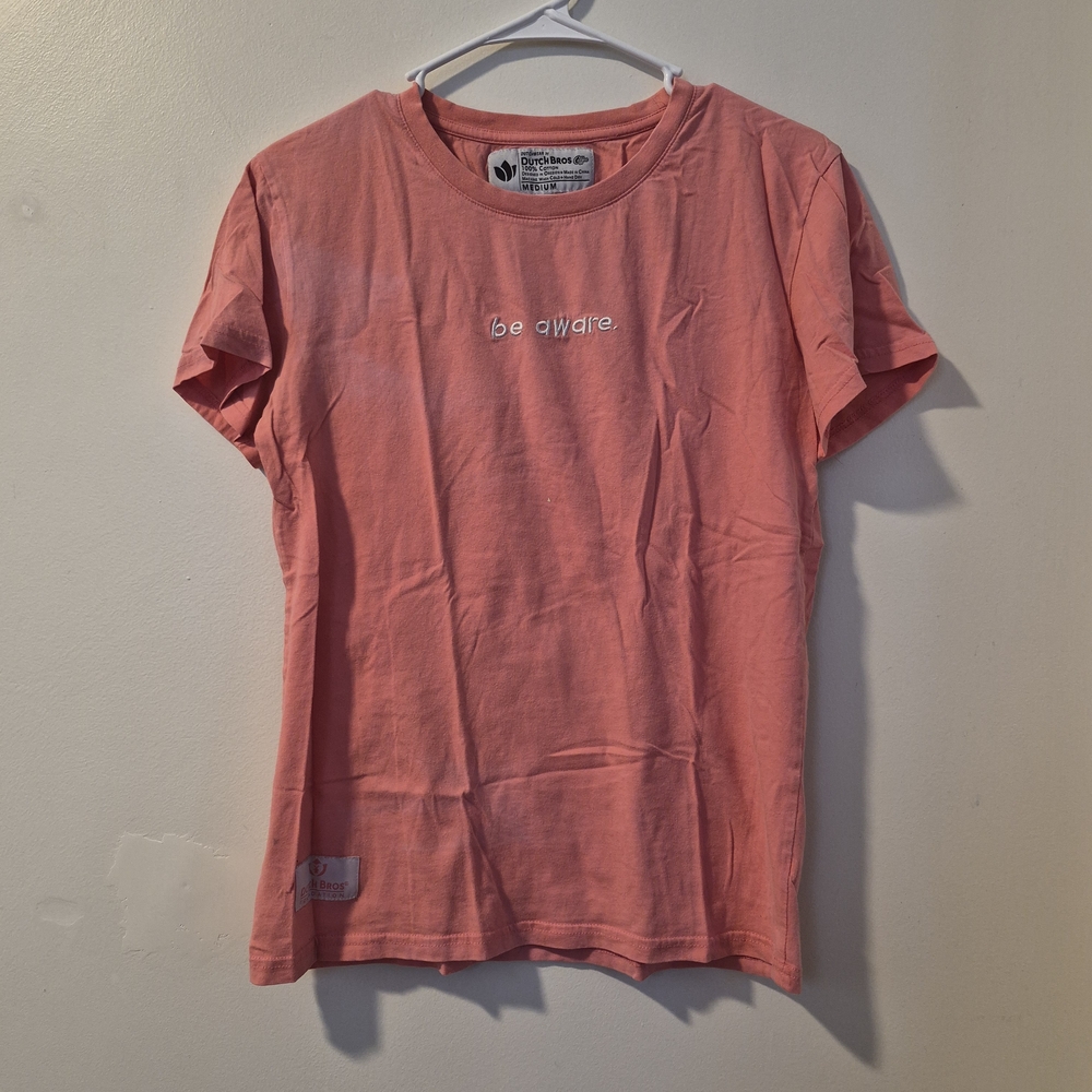 Dutch Bros Pink Short Sleeve Tee